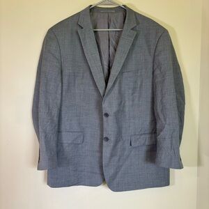 Mantoni Men's Suit Jacket Blazer Gray 2 button 48 Made‎ in Italy Sport Coat